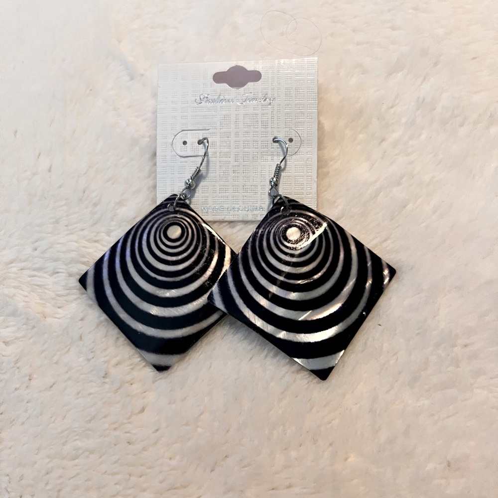 Natural Abalone Shell Earrings